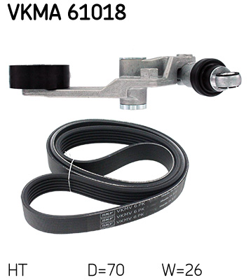 SKF VKMA 61018 Keilrippenriemensatz